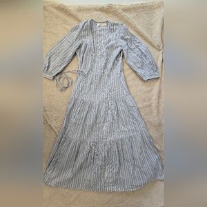 Christy Dawn Noah Dress In Ocean Stripe, S